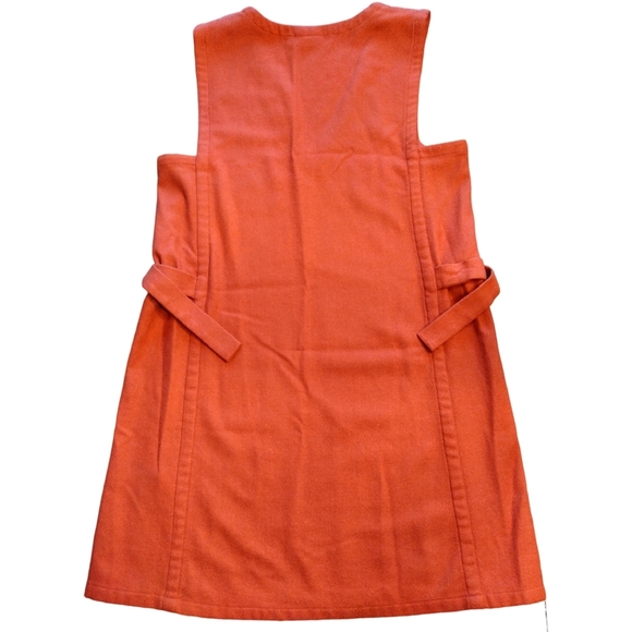 Kate Spade Saturday Wool Blend Sleeveless Dress, Small, Burnt Orange, Adjustable - Picture 2 of 6